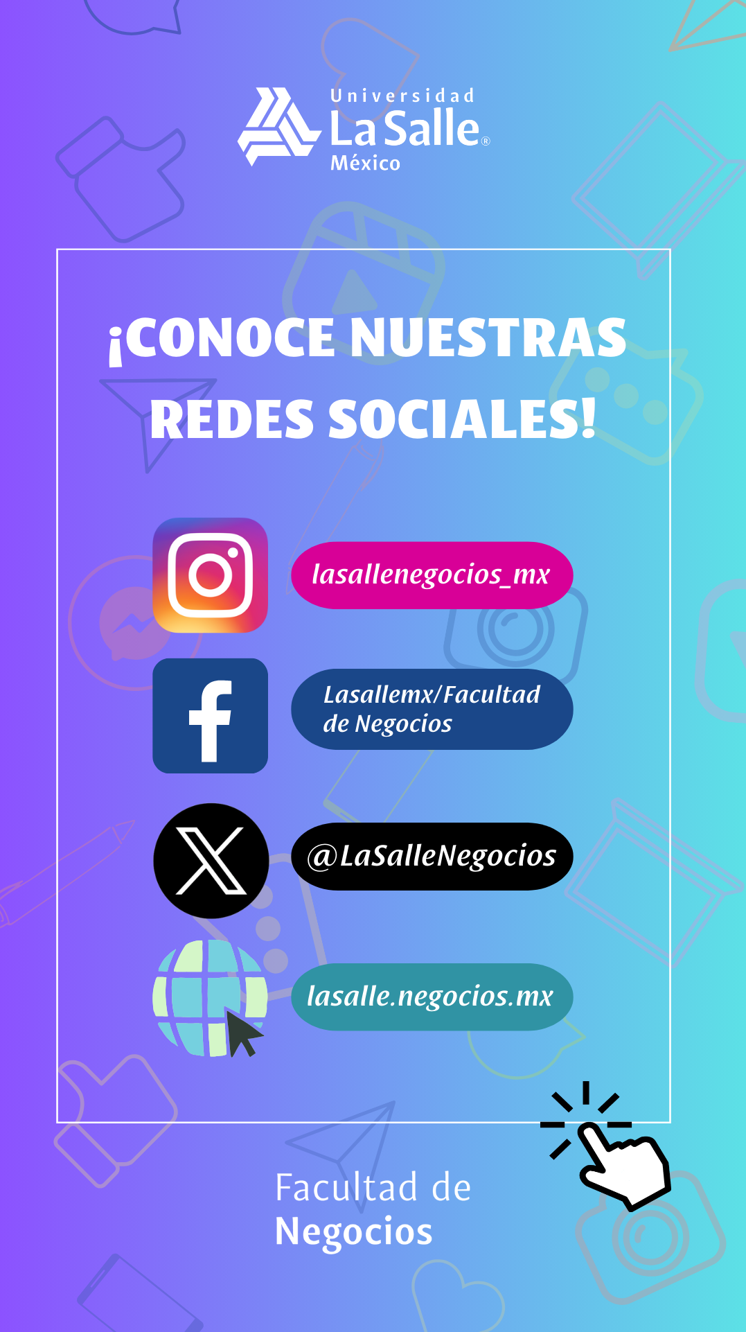 Conoce nuestras Redes Sociales